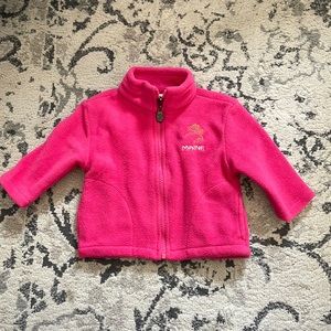 Toddler Pink Maine Zip-Up Fleece Jacket